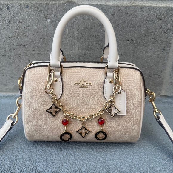 coach Mini Rowan Crossbody in signature canvas cw329